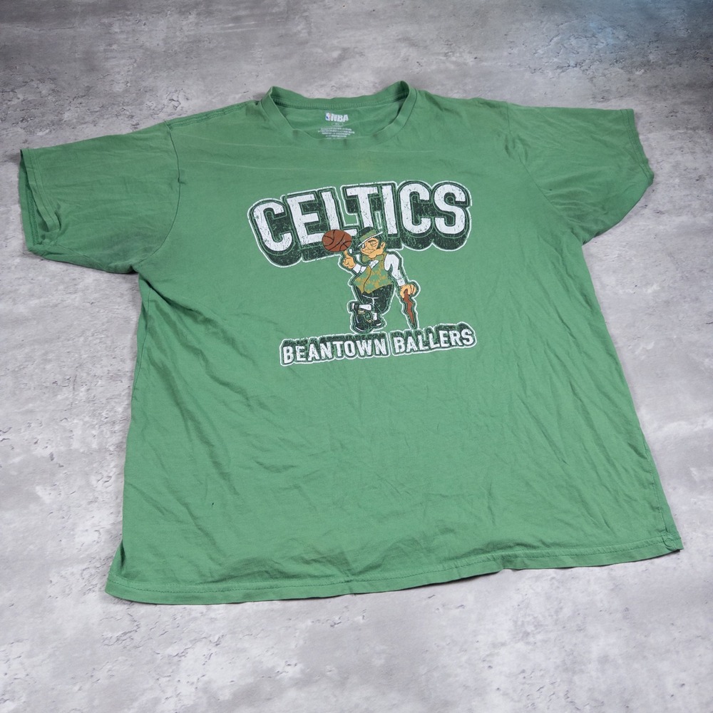 y2k nba celtics shirt washed graphic mens xl